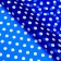 Matte film "Large peas" blue, 0.58 x 0.58 m
