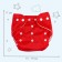 Reusable diaper "I love mom", the color is red