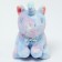Soft toy "Unicorn" 23 cm, blue color