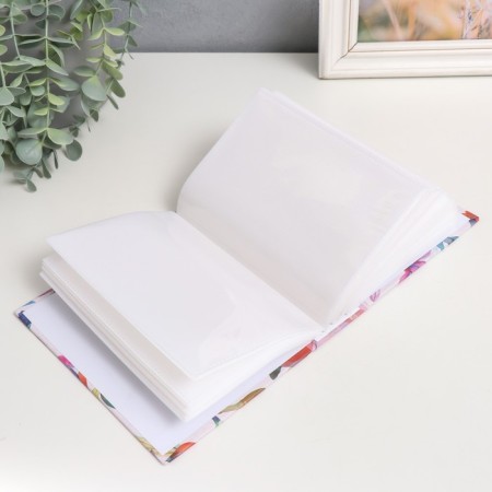 Photo album in 100 photos 10x15 cm, plastic. sheets "Flora Art" magnolia-2