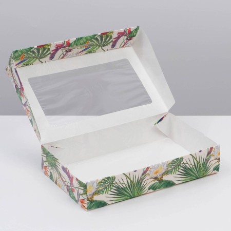 Confectionery packaging, a box with lamination "Tropics", 20 x 12 x 4 cm-2