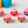 Slime, red, capsule with balls 40 g