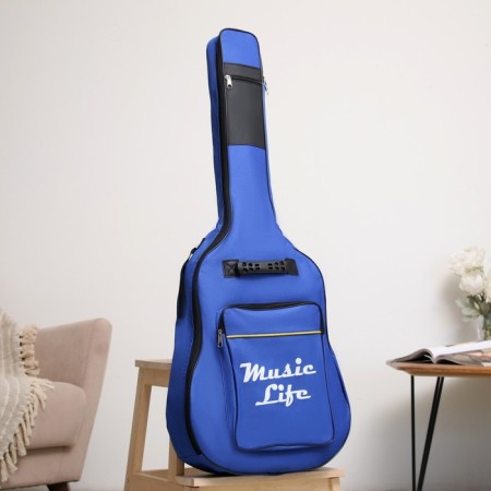 Music Life, premium, blue, 106x43x12cm guitar