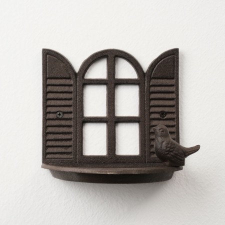 Souvenir cast iron stand "Bird near the window" 18x11x15 cm-2