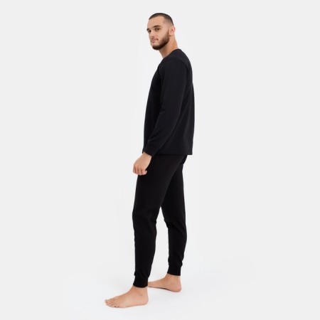 Male thermal underwear (longshit/pants), black color, size 56-3