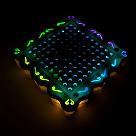 Designer spiral mosaic "Constructs", with an electric screwdriver and backlight, 200 parts-8