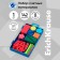 A set of counting materials "Learn to count", Erichkrause Ice Metallic, 142 elements, plastic, mix