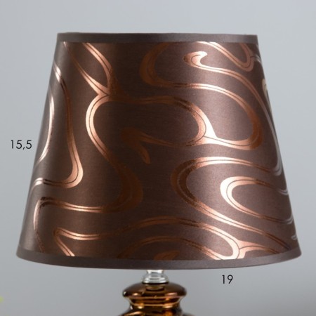 Filicia table lamp E14 40W chocolate-gold 20x20x34cm Risalux-2