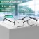 Ready glasses GA0522 (color: C1 metallic; diopter: + 3; tint: no)