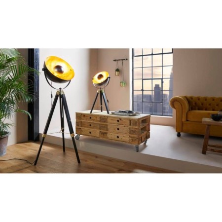 COVALEDA table lamp, 1x60W E27, black color-1