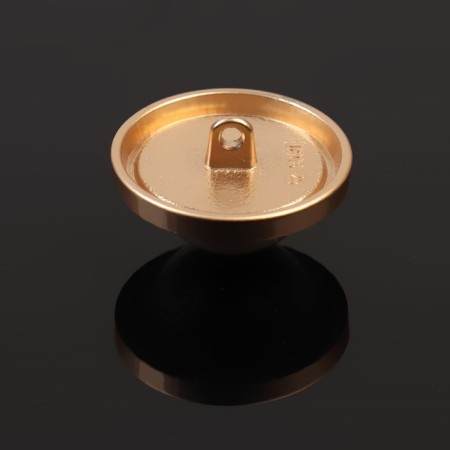 Metal button on the leg, decorative, d = 25 mm, pearl color-1