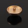 Metal button on the leg, decorative, d = 25 mm, pearl color