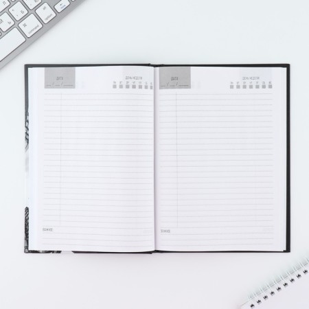 Diary in a solid cover A5, 80 sheets "City"-2