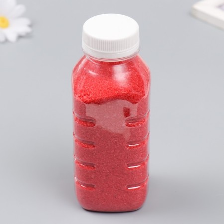 Color sand in bottles "red" 500 grams-1