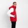 Warm vest of men's, the color is red, size 50