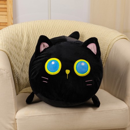 Soft toy "cat", 70 cm, black color-1