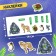 Training puzzle "Study animals", with stickers and cards