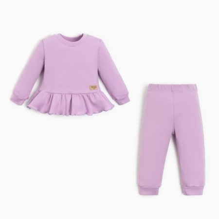 Kids (jumper, trousers) minku, lilac color, height 86-92 cm