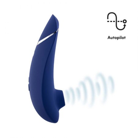 Contactly clitoral stimulator Womanizer Premium 2, blue-1