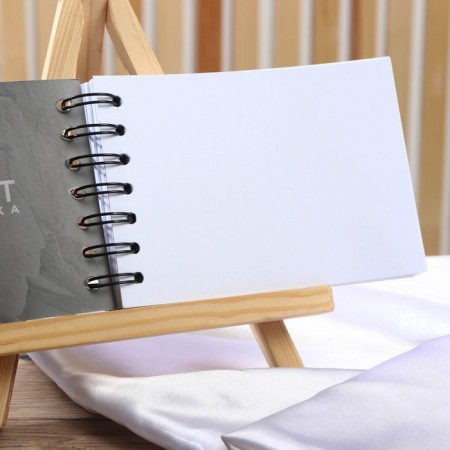 Sketchbook A6, 60 sheets of 190 g/m2 "Gray"-3