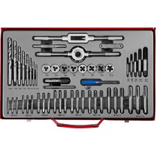 Set of taps and dies bison 28130-ha52_z01, steel 9xs, 52 subjects