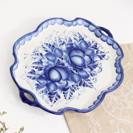 Tray "Julia", 21x29x2 cm, gzhel-1