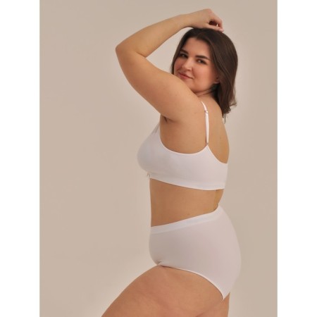 Female top on adjustable straps with cups Top with Cup, size 52-54, white color-5
