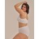 Female top on adjustable straps with cups Top with Cup, size 52-54, white color
