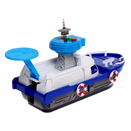 Parking "Police boat", with cars, light and sound effects-3