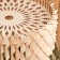 Wooden lampshade "Ball with zigms", d = 45cm