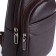 Male sling bag made of artificial leather, brown color