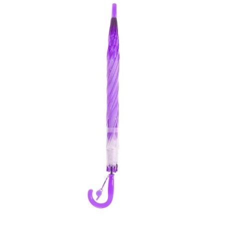 Herbera umbrella, semi-automatic, with whistle, r = 41cm, purple color-2