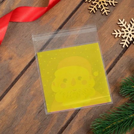 BOPP package with adhesive tape, Portrait, 10 x 11 cm-1