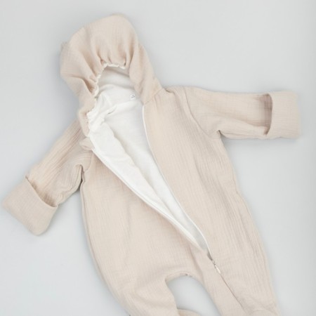 Kinderlitto “Muslin” discharge kit, 4 items, height 50-56 cm, light-beige color-3