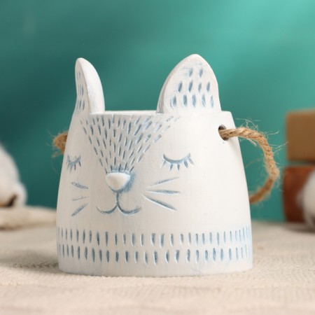 Kashpo "Heavenly Rabbit" 8x8x8cm-3