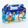 New Year. Gift box New Year's gift Small "New Year's harness" with animation 17.5 x 7 x 10 cm.