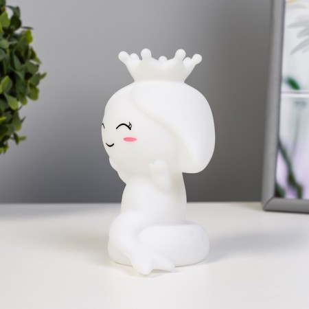 Nightnick "Little Mermaid" LED from white batteries 7x7.5x13 cm Risalux-4