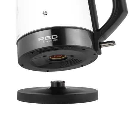 Electric kettle Red Solution RK-G194, glass, 1. 7 l, 2200 watts, silver-4