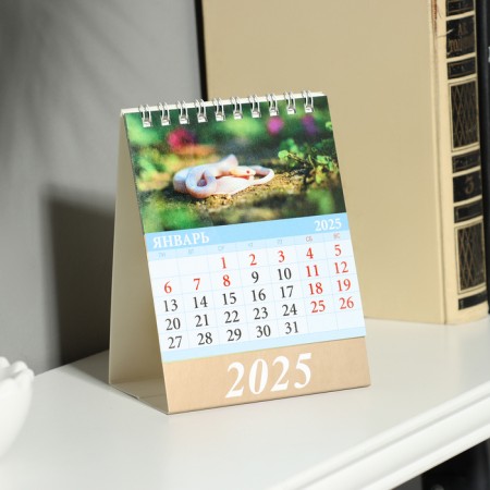 Desktop calendar, house "Symbol of the year - 1" 2025, 10 x 14 cm-1