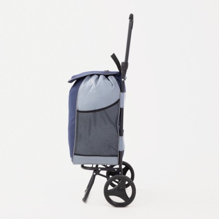 Bag-leaf on the cord, external pocket, blue color-1