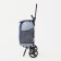 Bag-leaf on the cord, external pocket, blue color