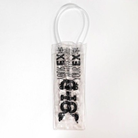 Gift package made of plastic for a bottle, packaging, “Cold Heart”, 11 x 36 x 11 cm-4