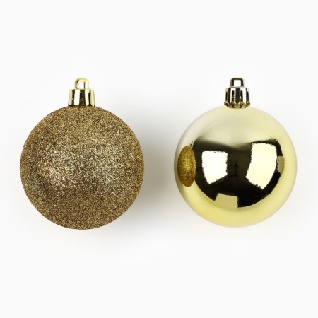 Christmas balls New Year, for the New Year, D = 6 cm, 14 pcs., Golden color-1