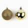 Christmas balls New Year, for the New Year, D = 6 cm, 14 pcs., Golden color