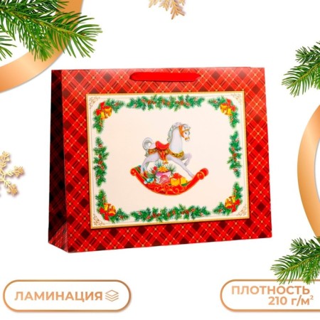 Gift package "New Year's horse", xl 50 x 40 x 15 cm
