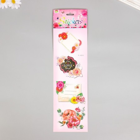 Stick Paper "Flowers with flowers" MIX 43x12 cm-4