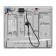 Hlect surface Maunfeld Eghe.64.3sts-EW, gas, 4 burners, silver