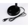 A table lamp with an E27 interchangeable lamp with Ambrella Light, Desk, D7704, E27, Black Color