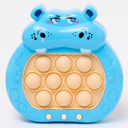 Developing toy "Hippo" with a suspension, light, sound, species mix-3