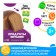 Educational cards according to the method of Glena Doman "Food products", 8 cards, 2+